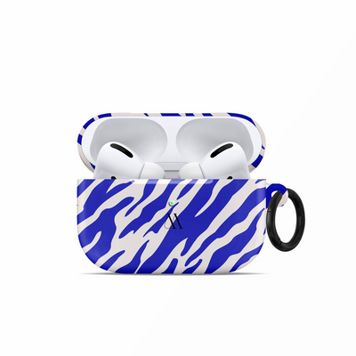 Blue tiger Airpod case