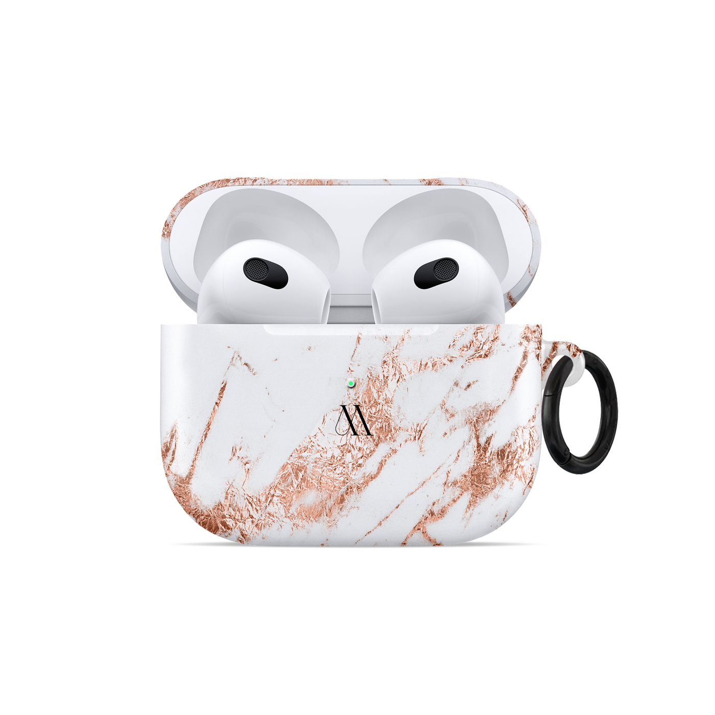 Rose marble Airpod case