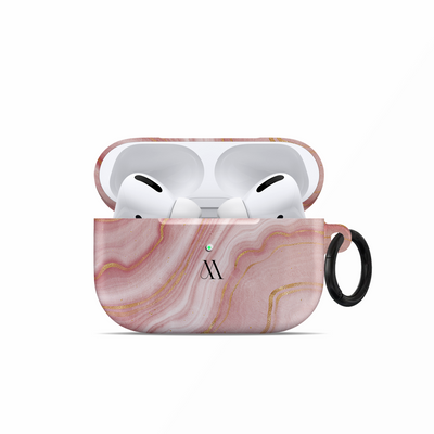 Coral sunset Airpod case